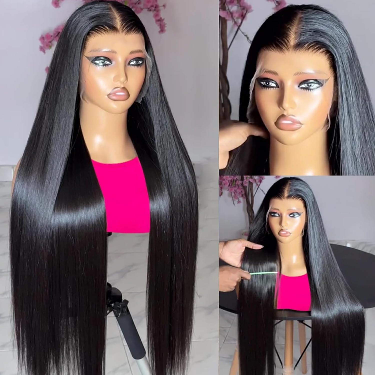 Flash Sale $189 Buy 28 inch 13x6 HD Full Lace Front Wig Straight Human Hair