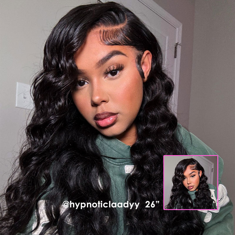 Firieya Loose Deep Wave 13x6 HD Full Lace Front Wigs Pre Plucked Hairline Human Hair Wig